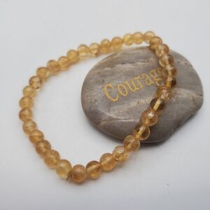 Antique glass beaded bracelet‎ B0814